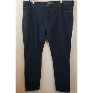 Universal Thread Mid Rise Skinny Jeans, Women’s Size 24WL, Blue Dark Wash